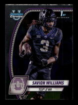2024 Bowman Chrome University #160 Savion Williams