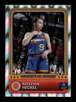 2024 Topps Chrome McDonalds All-American RayWave Refractor #4 Kayleigh Heckel