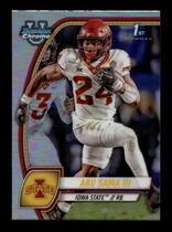 2024 Bowman Chrome University Refractor #7 Abu Sama Iii