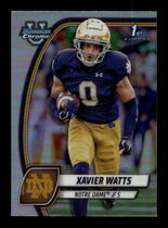 2024 Bowman Chrome University Refractor #158 Xavier Watts
