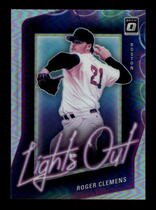 2021 Donruss Optic Lights Out Holo #LO13 Roger Clemens