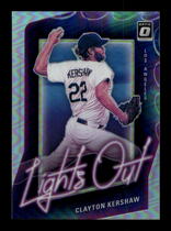 2021 Donruss Optic Lights Out Holo #LO14 Clayton Kershaw