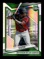 2022 Panini Elite Extra Edition Status Green #109 Deyvison De Los Santos