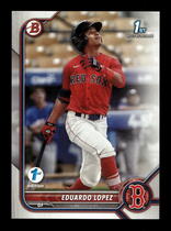 2022 Bowman 1st Edition #BPPF-134 Eduardo Lopez