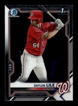 2021 Bowman Chrome Draft #BDC-18 Daylen Lile