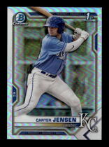 2021 Bowman Chrome Draft Refractor #BDC-106 Carter Jensen