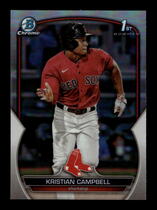 2023 Bowman Chrome Draft Refractor #BDC-125 Kristian Campbell