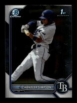 2022 Bowman Chrome Draft #BDC-26 Chandler Simpson