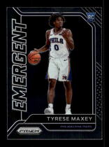 2020 Panini Prizm Emergent #24 Tyrese Maxey