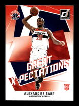 2024 Donruss Great X-Pectations #20 Alexandre Sarr