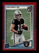 2025 Donruss Optic Rated Rookie Preview Red Wave #320 Jack Bech