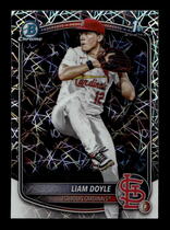 2025 Bowman Chrome Draft Mega Box Laser Refractor #BDC-12 Liam Doyle