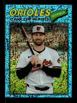 2026 Topps Heritage Chrome Light Blue Sparkle Refractor #258 Taylor Ward