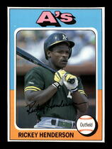 1991 Baseball Cards Presents Superstar and Rookie Special Repli-Cards #4 Rickey Henderson