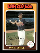 1991 Baseball Cards Presents Superstar and Rookie Special Repli-Cards #6 Dave Justice