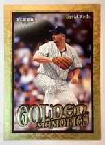1999 Fleer Tradition Golden Memories #14GM David Wells