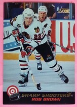 1992 Score Canadian Sharp Shooters #22 Rob Brown
