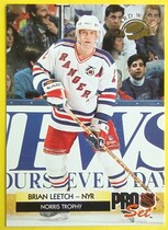 1992 Pro Set Award Winners #CC4 Brian Leetch