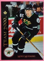 1992 Pinnacle Team 2000 French #2 Mike Modano