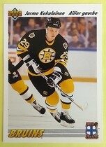 1991 Upper Deck Euro-Stars French #E1 Jarmo Kekalainen