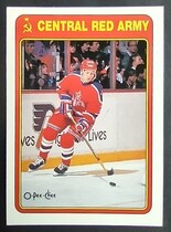 1990 O-Pee-Chee OPC Red Army Inserts #6R Evgeny Shatin