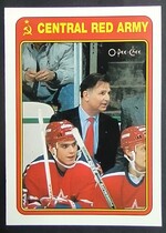 1990 O-Pee-Chee OPC Red Army Inserts #17R Viktor Tikhonov