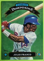 1992 Donruss Diamond Kings #DK-4 Julio Franco