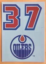 1989 Topps Sticker Inserts #33 Edmonton Oilers