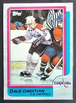 1986 Topps Box Bottoms #C Dave Christian