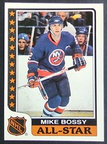 1986 Topps Sticker Inserts #4 Mike Bossy