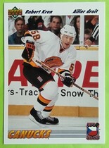1991 Upper Deck Euro-Stars French #E8 Robert Kron