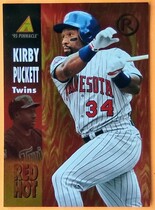 1995 Pinnacle Red Hot #RH9 Kirby Puckett
