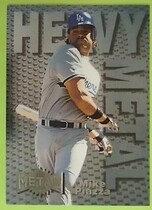 1996 Metal Universe Heavy Metal #6 Mike Piazza