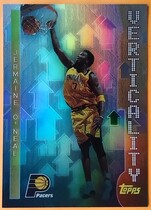 2002 Topps Verticality #V15 Jermaine O'Neal
