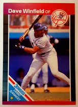1989 Donruss Grand Slammers (Purple to Red Border) #6 Dave Winfield
