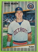 1989 Fleer Base Set #132 Mike Heath (ERR)