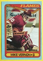 1990 O-Pee-Chee OPC Box Bottoms #L Mike Vernon