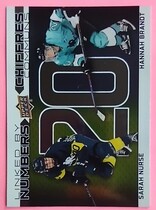 2023 Upper Deck Tim Hortons Greatest Duos Linked By Numbers #LN-8 Hannah Brandt|Sarah Nurse
