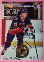1996 Donruss Press Proofs #185 Yuri Khmylev