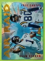 1995 Topps Air Raid #AR2 Cris Carter|Warren Moon