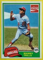 1981 Topps Coca-Cola Team Sets #11 Manny Trillo