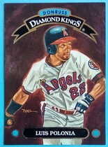 1993 Donruss Diamond Kings #DK-26 Luis Polonia