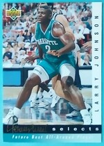 1992 Upper Deck Jerry West Select #JW18 Larry Johnson