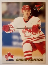 1993 O-Pee-Chee OPC Premier Team Canada #14 Chris Kontos