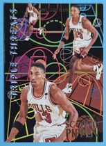 1994 Fleer Triple Threats #8 Scottie Pippen