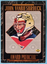 1995 Upper Deck Hobby Predictor #19 John Vanbiesbrouck