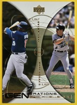 2000 Upper Deck Hitters Club Generations of Excellence #GE7 Boggs|Gwynn