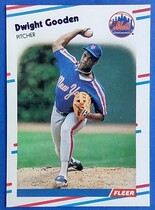 1988 Fleer Glossy #135 Dwight Gooden
