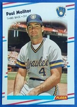 1988 Fleer Glossy #169 Paul Molitor