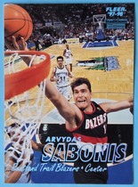 1997 Fleer Tiffany Collection #29 Arvydas Sabonis